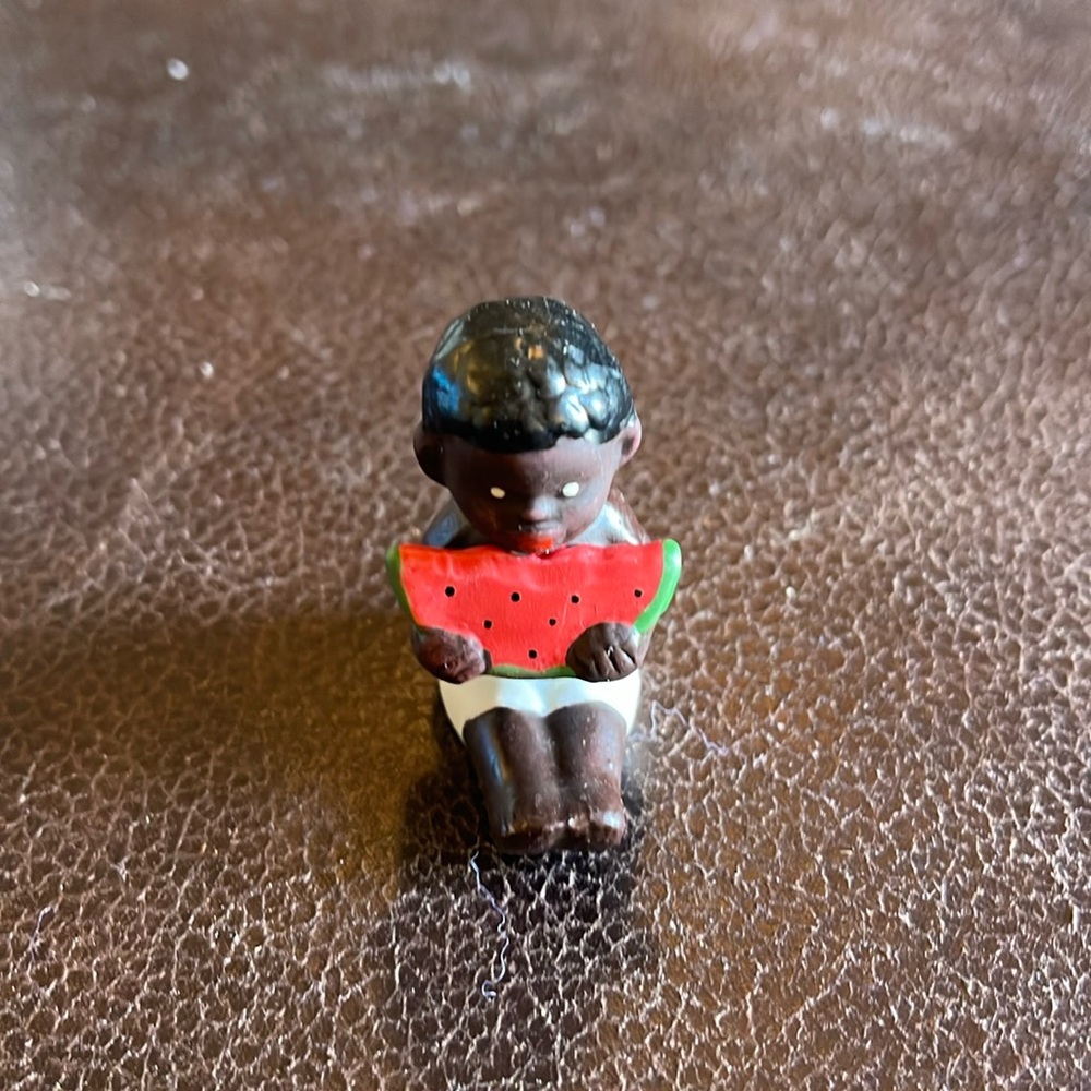 Vintage Black American Boy Watermelon
